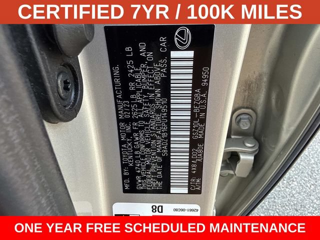 Used 2023 Lexus ES 350 w/ Premium Package FWD image 30