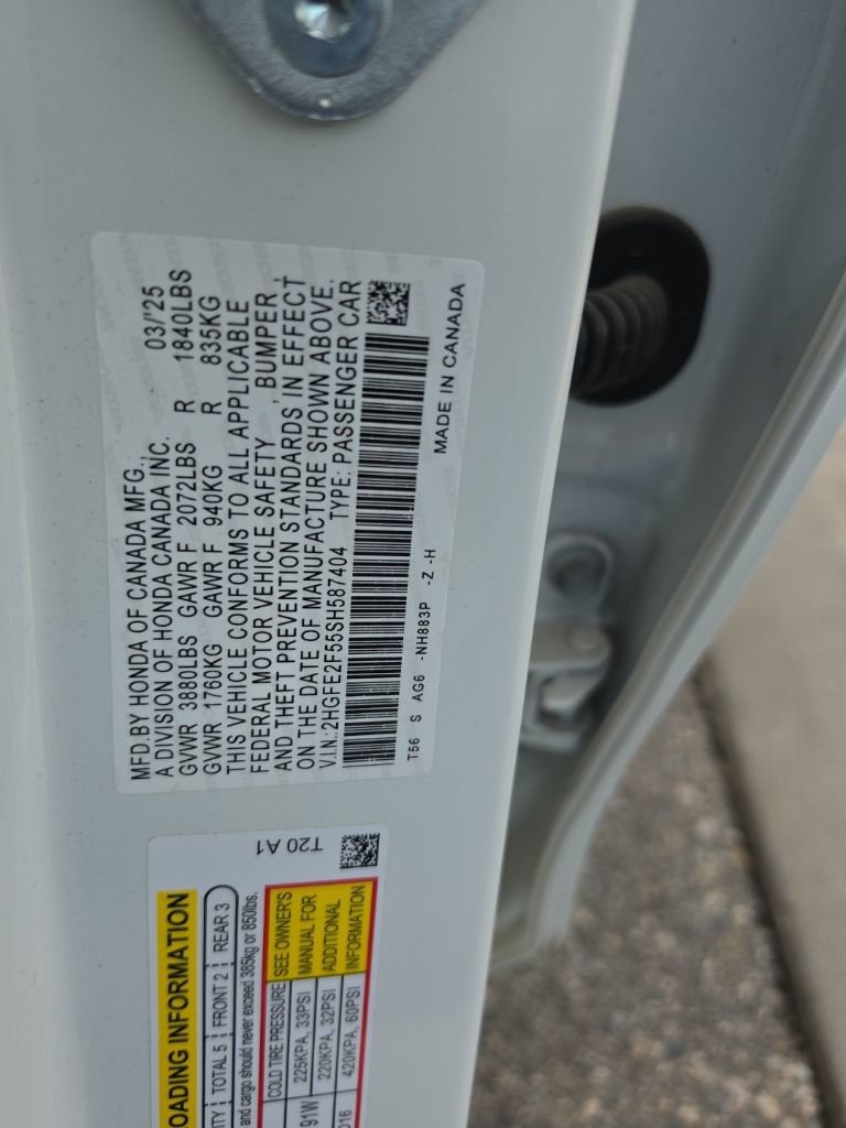 Used 2025 Honda Civic Sport image 19
