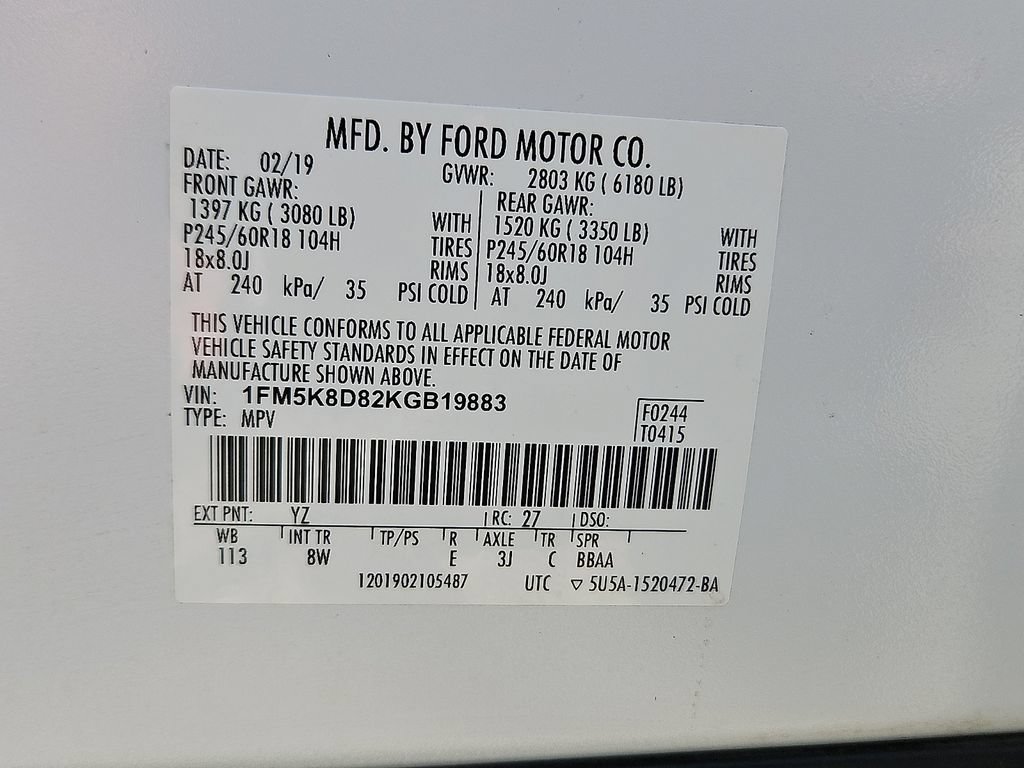 Used 2019 Ford Explorer XLT w/ Class III Trailer Tow Package AWD/4WD image 26