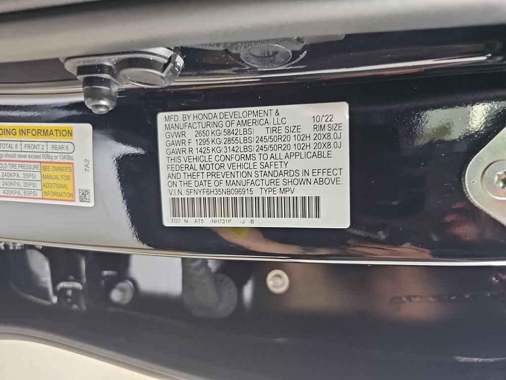 Used 2022 Honda Pilot Sport image 41