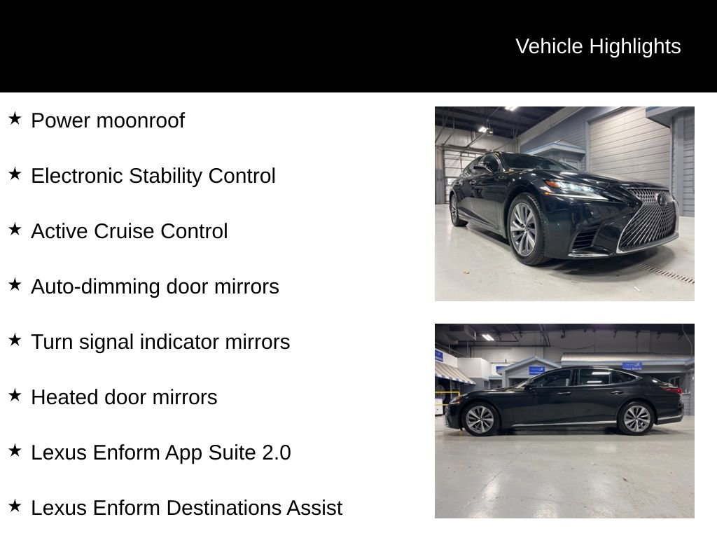 Used 2019 Lexus LS 500 AWD w/ Accessory Package (Z1) image 4