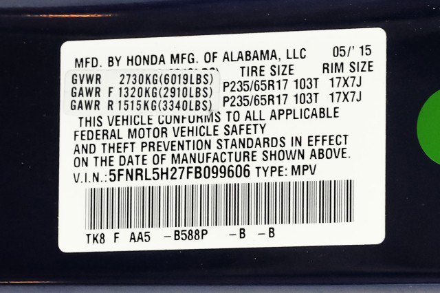 Used 2015 Honda Odyssey LX image 54