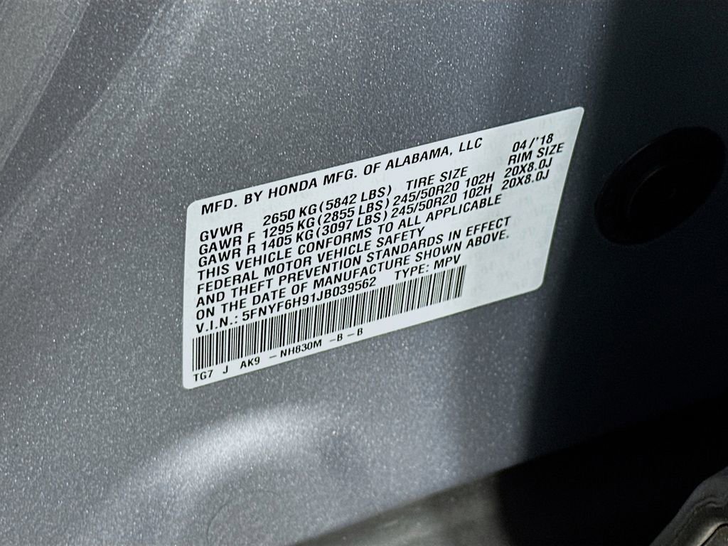 Used 2018 Honda Pilot Touring image 36