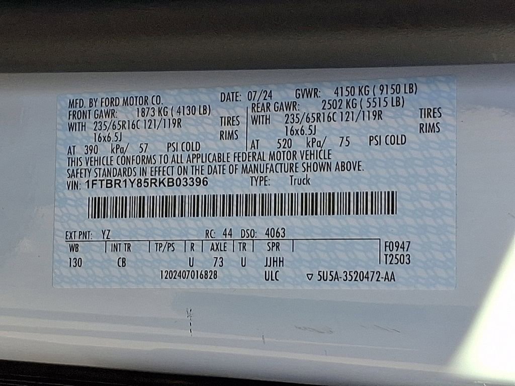 Certified 2024 Ford Transit 250 Low Roof w/ Exterior Upgrade Package image 28