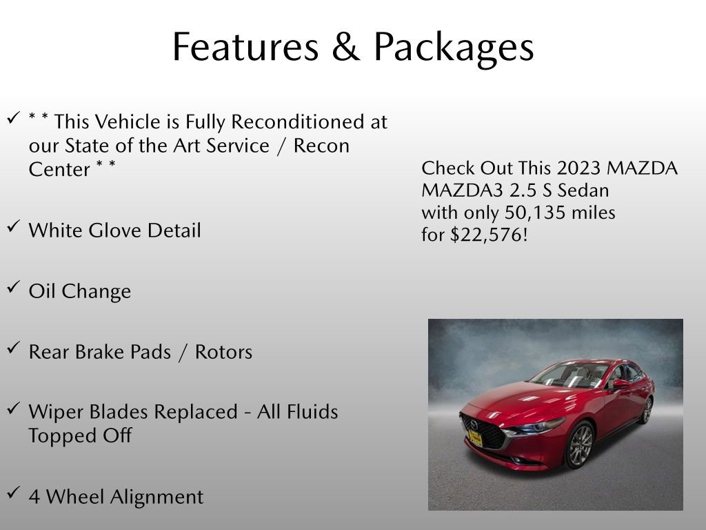 Certified 2023 MAZDA MAZDA3 s AWD/4WD image 4