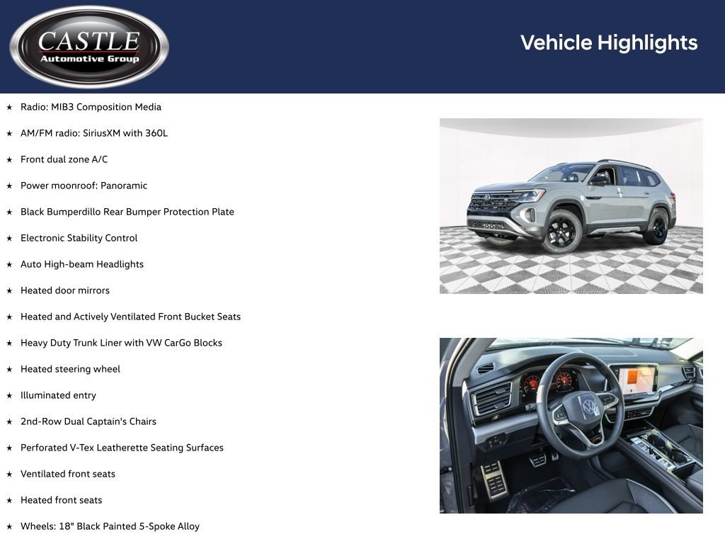 New 2026 Volkswagen Atlas Peak Edition AWD/4WD image 3