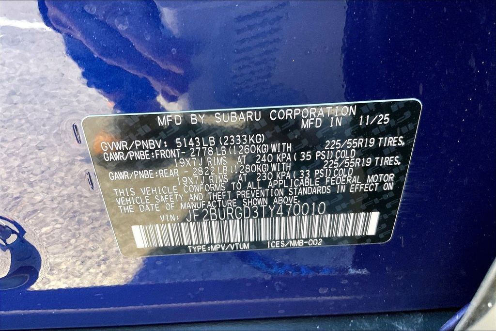 New 2026 Subaru Outback Limited XT image 16