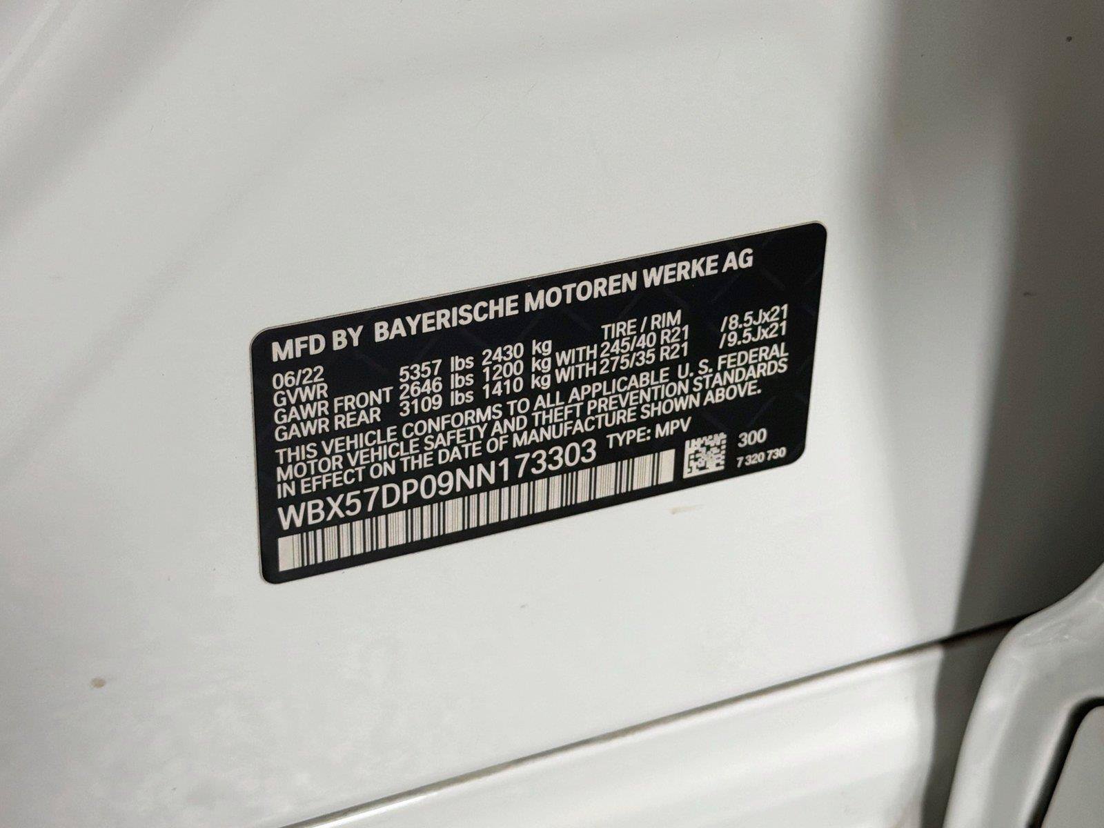 Used 2022 BMW X3 xDrive30i w/ M Sport Package 2 AWD/4WD image 33