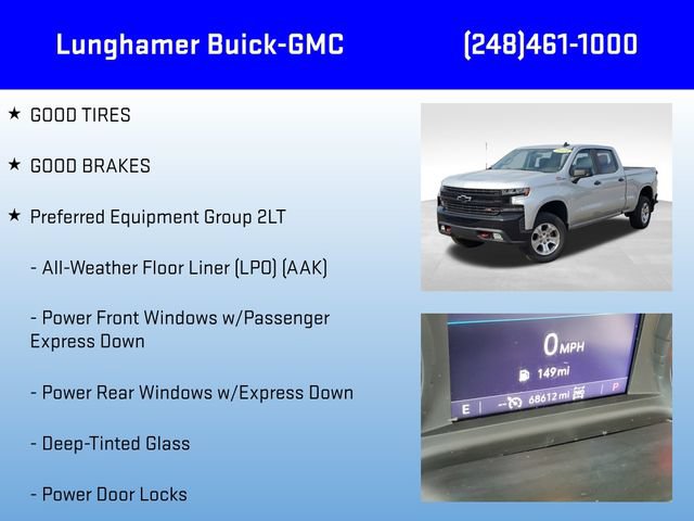 Used 2021 Chevrolet Silverado 1500 LT Trail Boss AWD/4WD image 6