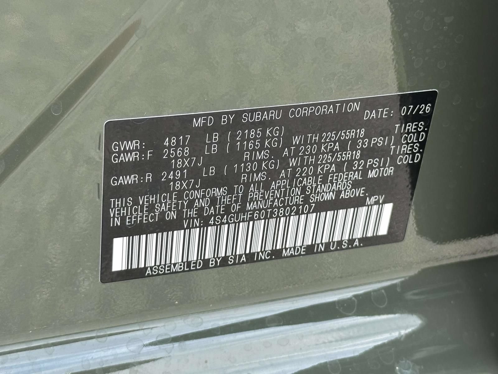 New 2026 Subaru Crosstrek 2.5i Sport AWD/4WD image 15