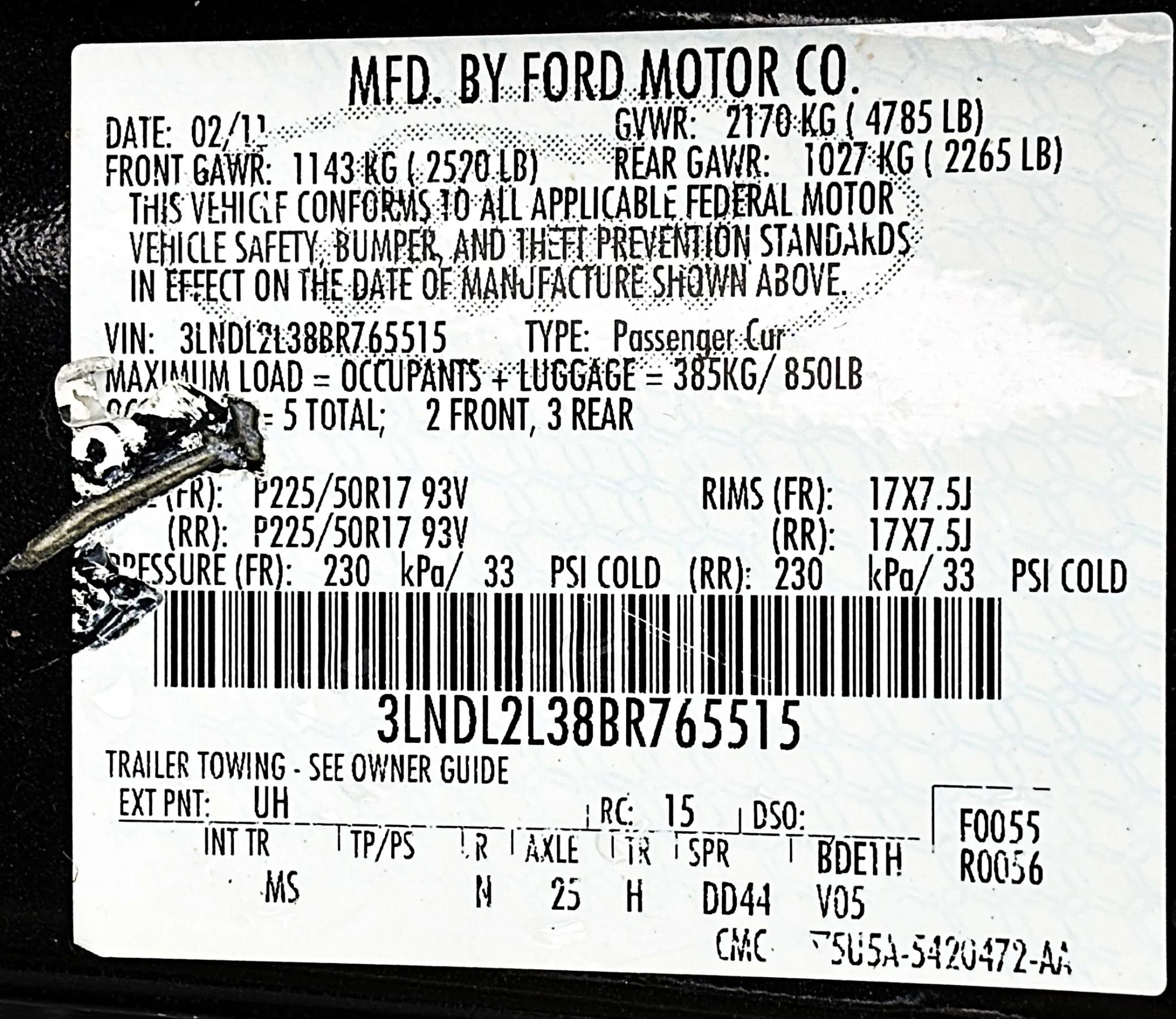 Used 2011 Lincoln MKZ Hybrid w/ 201A Rapid Spec Order Code image 12