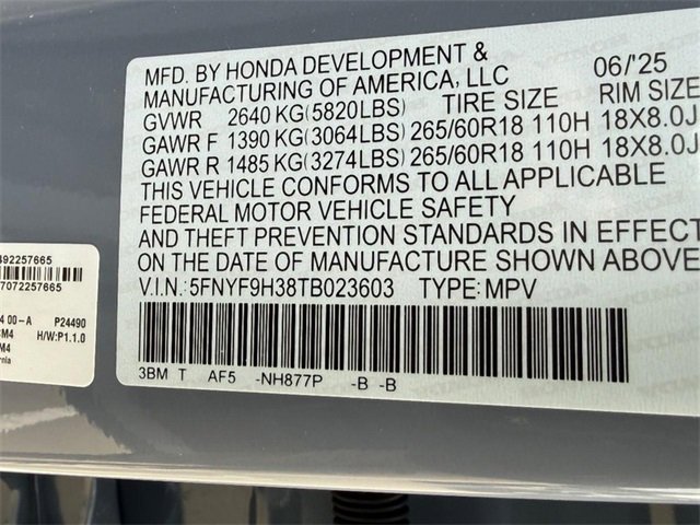 Certified 2026 Honda Passport RTL image 23