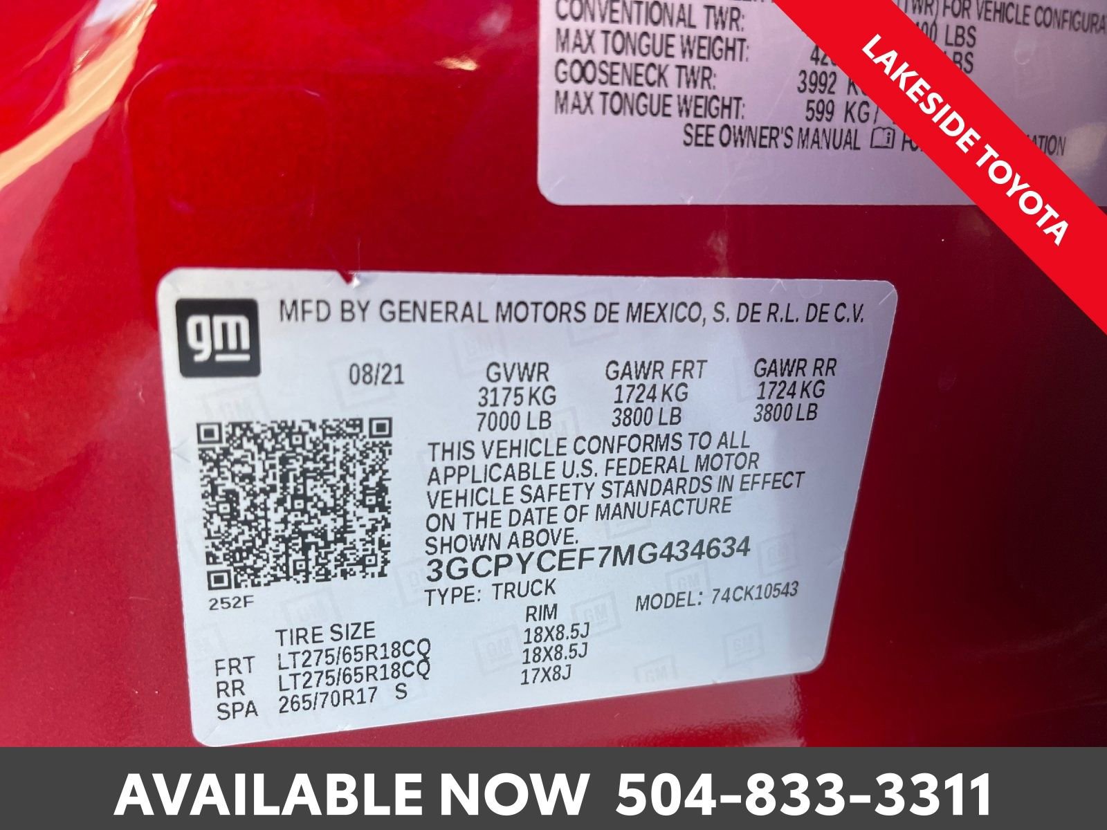 Used 2021 Chevrolet Silverado 1500 Custom Trail Boss w/ LPO, Dark Essentials Package image 36