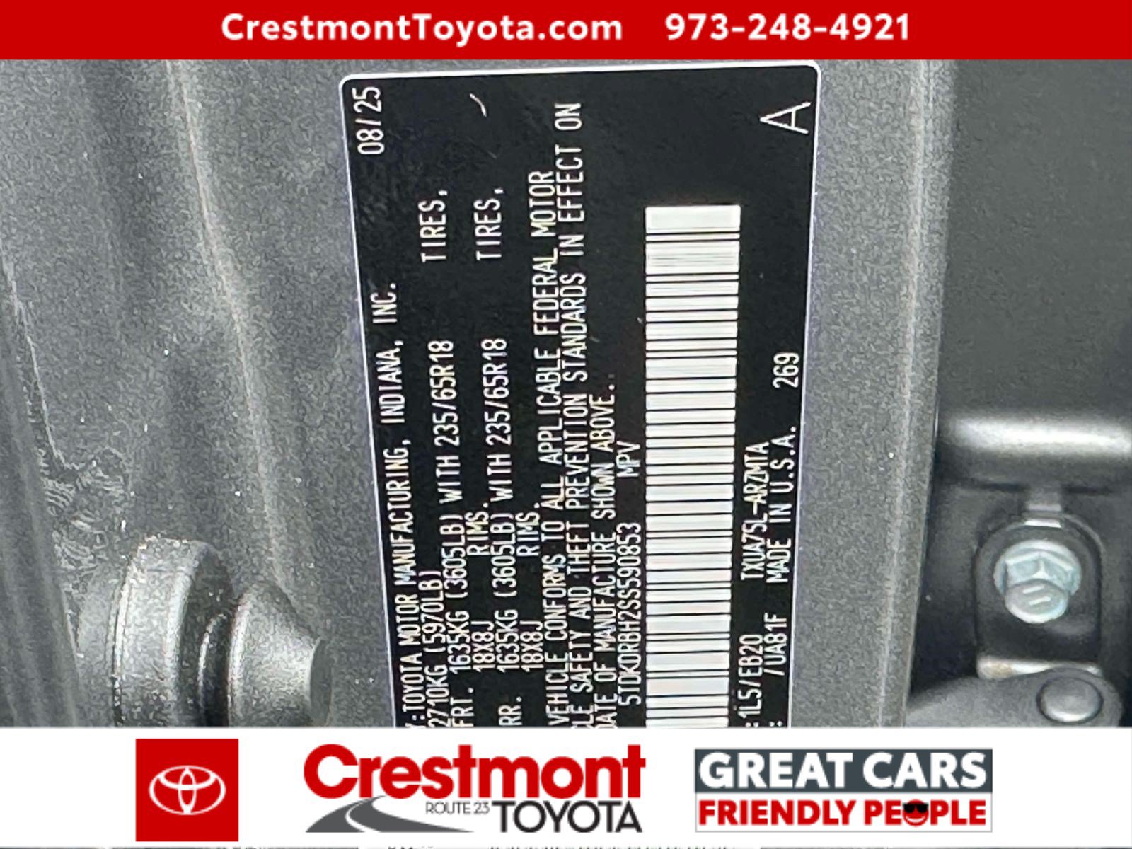 Certified 2025 Toyota Highlander XLE AWD/4WD image 15