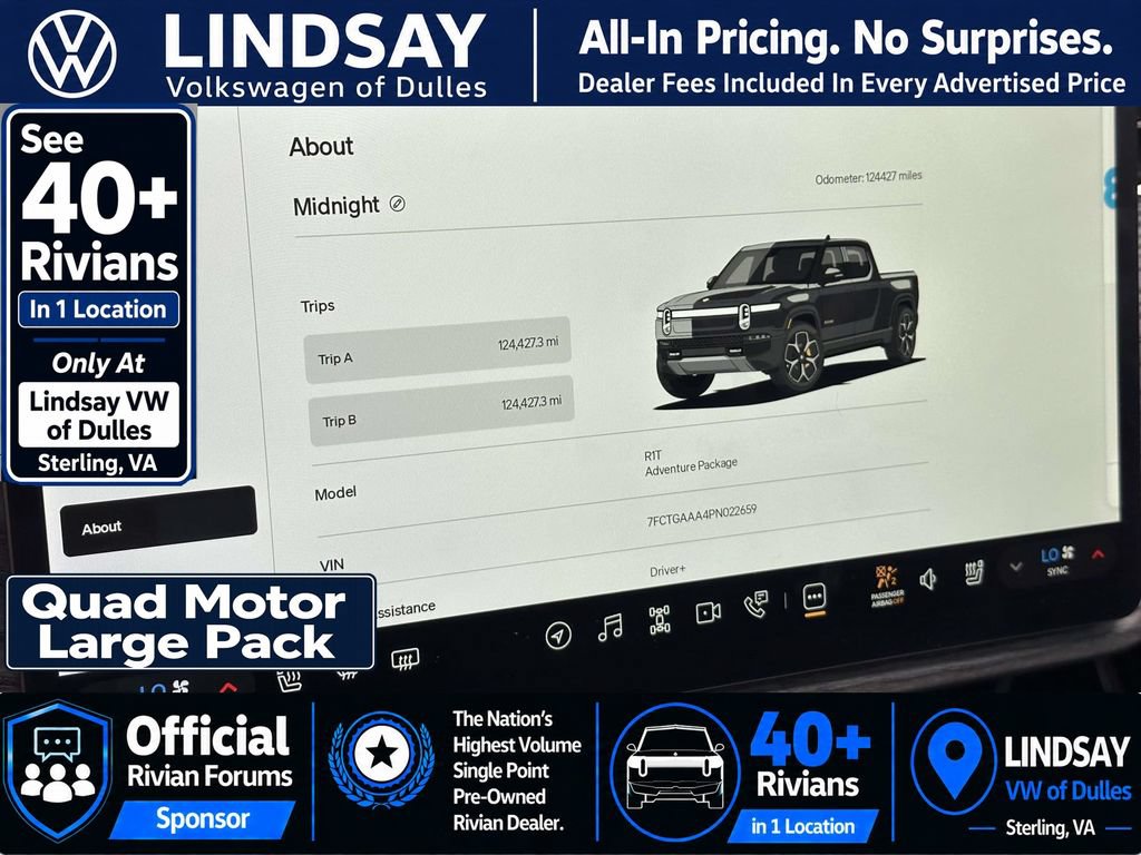 Used 2023 Rivian R1T Adventure AWD/4WD image 25