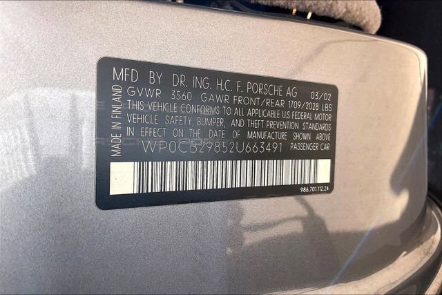 Used 2002 Porsche Boxster S image 28