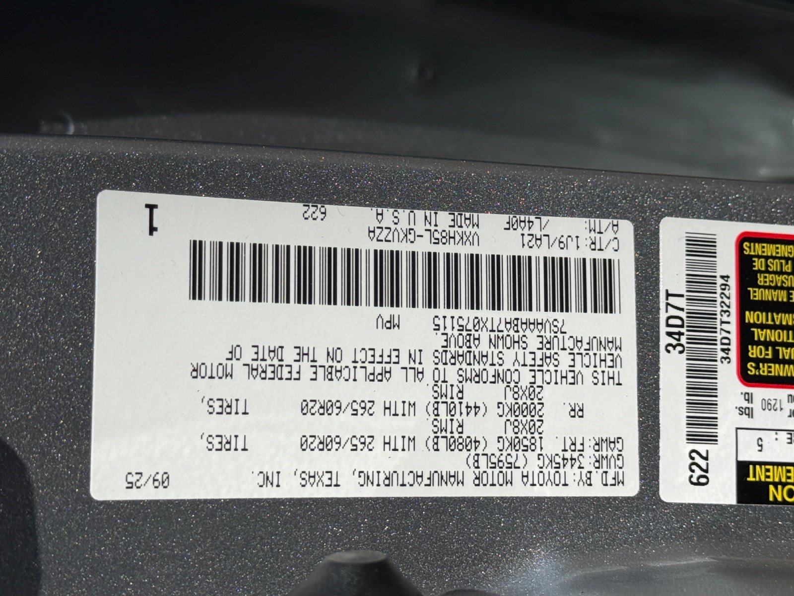 Used 2026 Toyota Sequoia Platinum AWD/4WD image 25