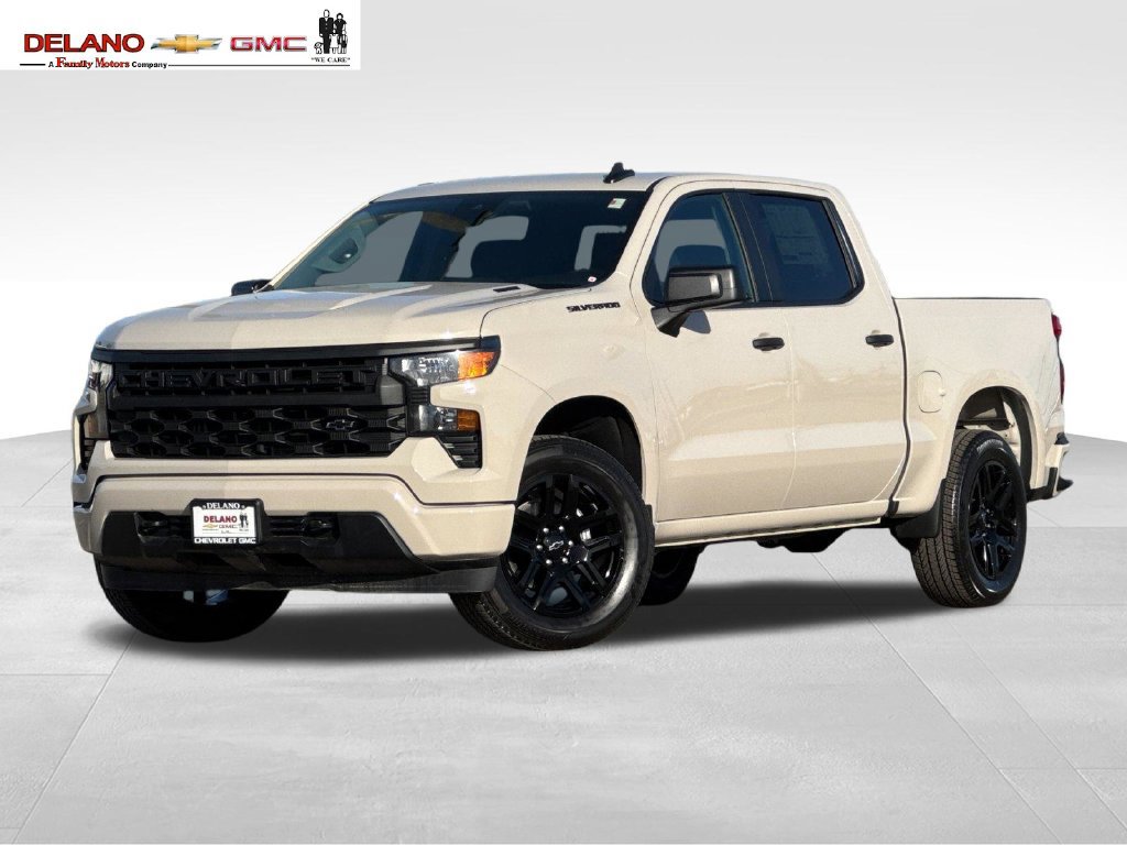 New 2026 Chevrolet Silverado 1500 Custom w/ LPO, Dark Essentials Package RWD image 1
