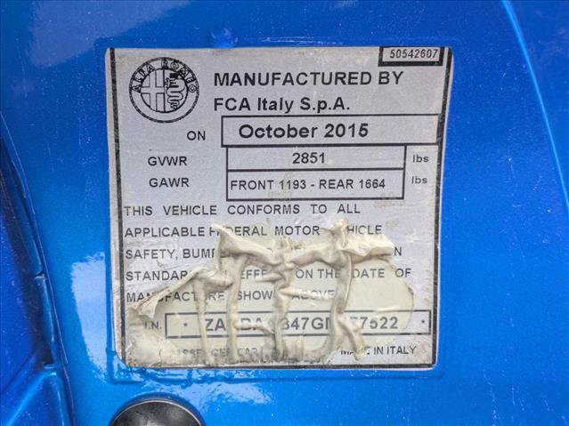 Used 2016 Alfa Romeo 4C Spider w/ Spider Track Package 4 RWD image 16