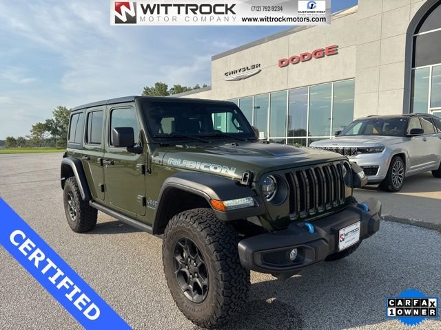 Used 2023 Jeep Wrangler Unlimited Rubicon 4xe w/ Safety Group image 1