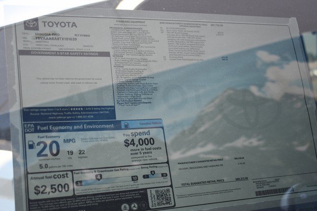 New 2026 Toyota Sequoia Platinum w/ TRD Off-Road Package AWD/4WD image 17