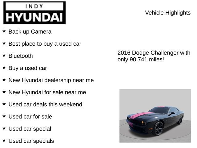 Used 2016 Dodge Challenger R/T Plus RWD image 8
