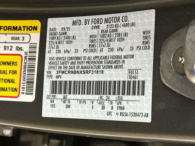 Used 2025 Ford Bronco Sport Big Bend w/ Convenience Package AWD/4WD image 27