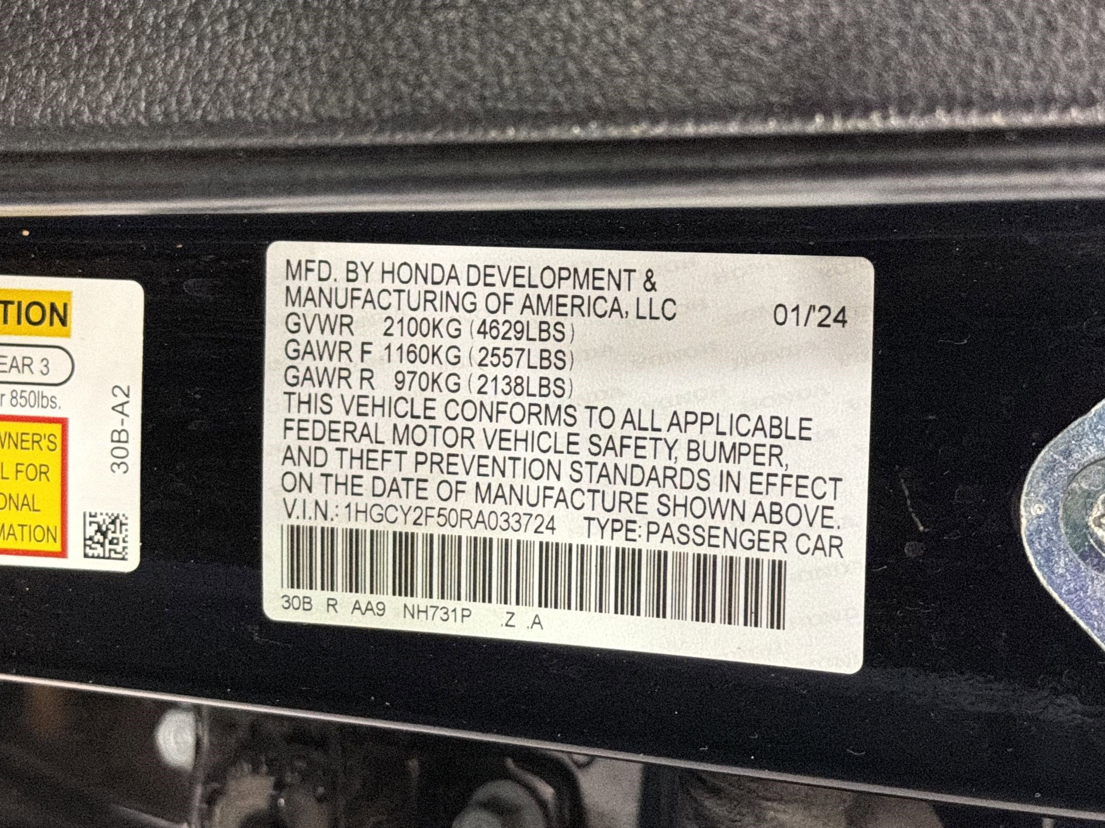 Certified 2024 Honda Accord Sport image 20