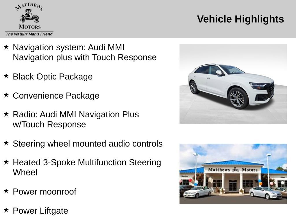 Used 2021 Audi Q8 Premium w/ Black Optic Package image 12