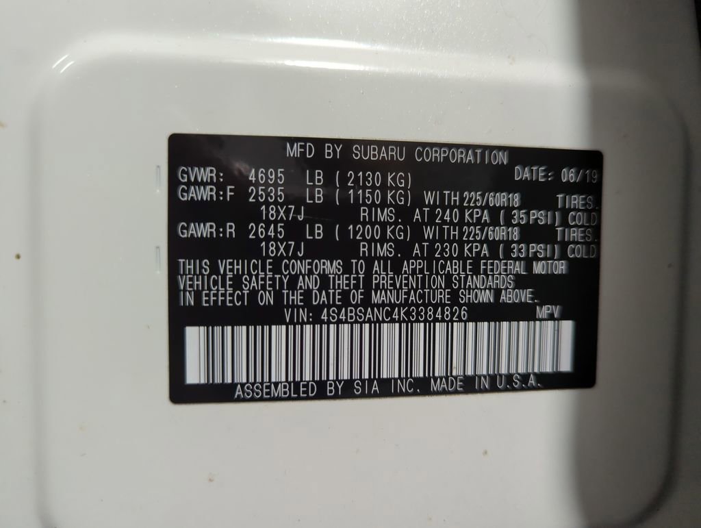 Used 2019 Subaru Outback 2.5i Limited image 24