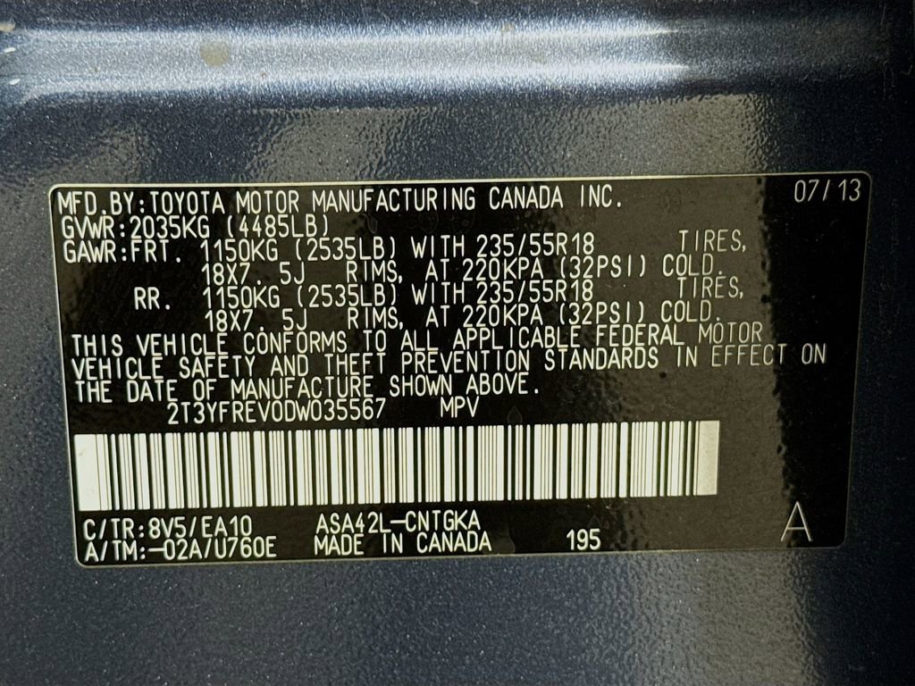 Used 2013 Toyota RAV4 Limited image 33