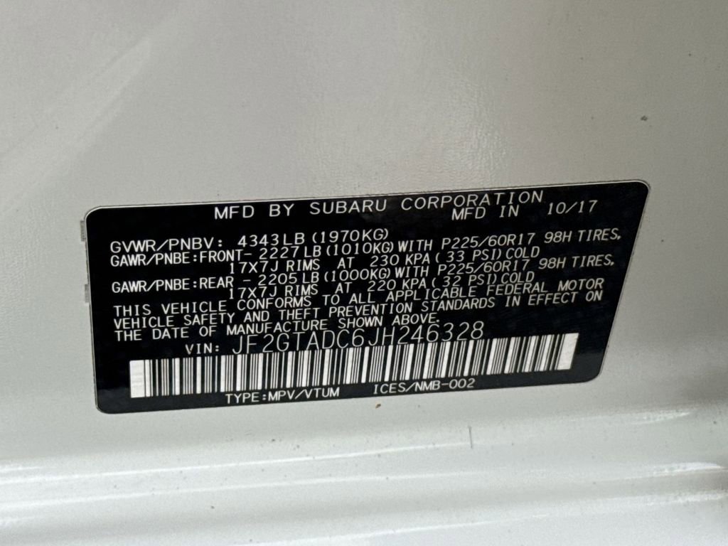 Used 2018 Subaru Crosstrek 2.0i Premium w/ Eyesight System image 30