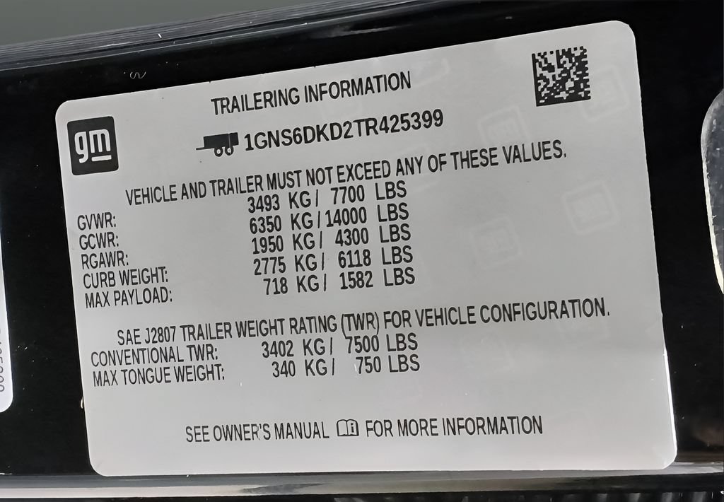 Used 2026 Chevrolet Suburban Z71 w/ Comfort Package AWD/4WD image 13