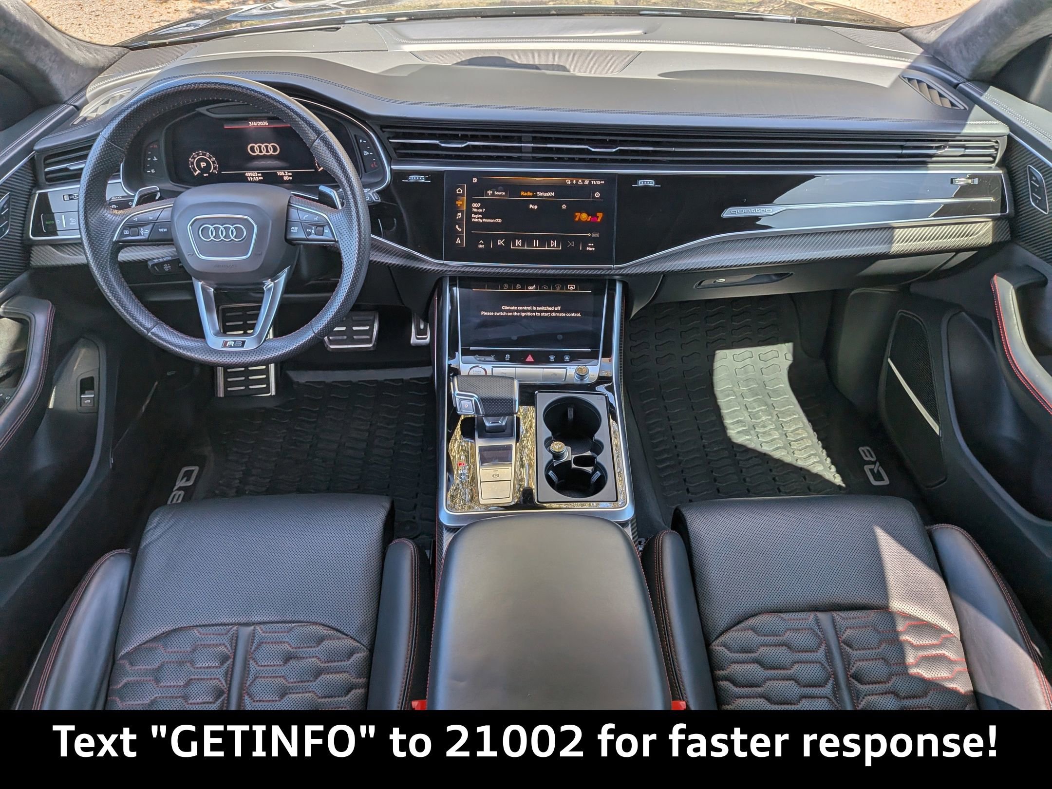 Used 2020 Audi RS Q8 w/ Carbon Optic Package image 19