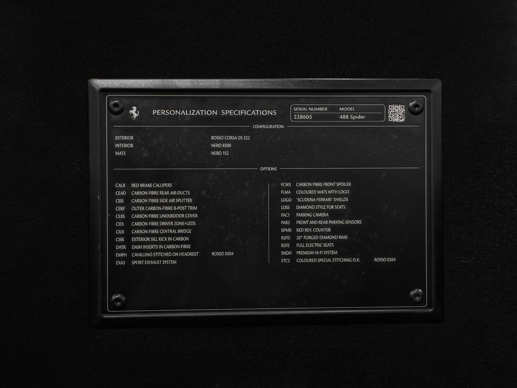 Certified 2017 Ferrari 488 Spider image 15