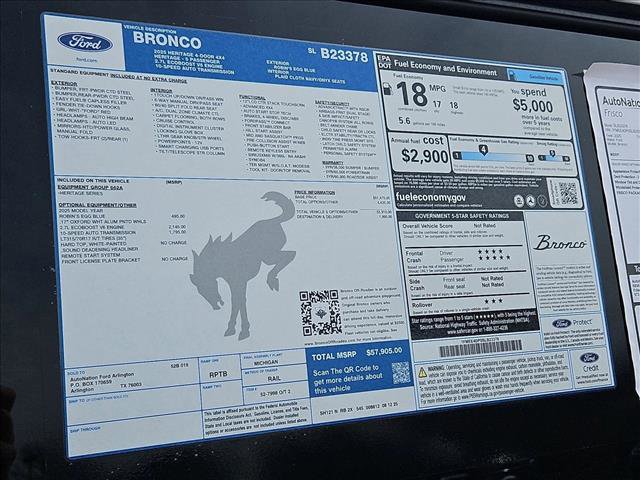 New 2025 Ford Bronco Heritage Edition image 18