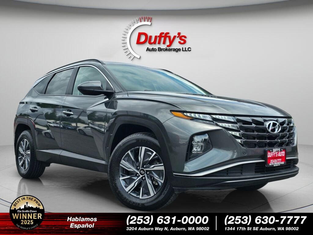 Used 2024 Hyundai Tucson Blue image 1