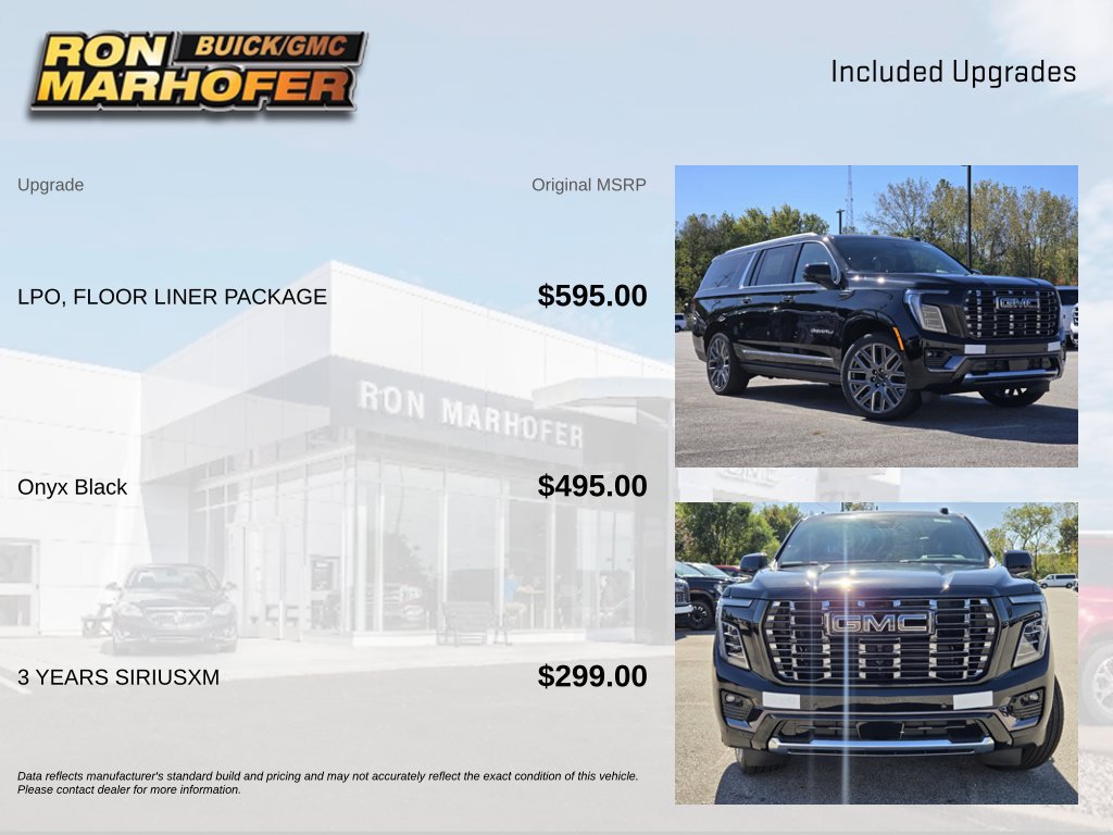 New 2026 GMC Yukon XL Denali Ultimate w/ LPO, Floor Liner Package AWD/4WD image 7