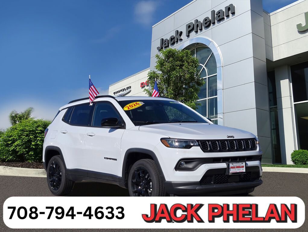 New 2026 Jeep Compass Latitude w/ Sun and Sound Group