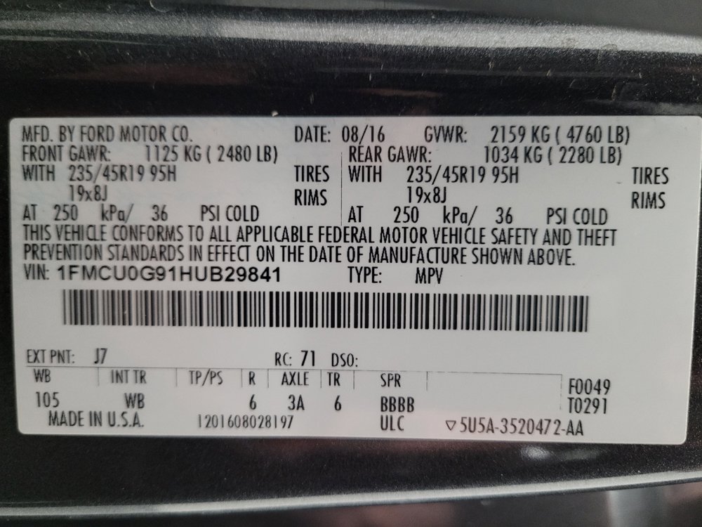 Used 2017 Ford Escape SE w/ Equipment Group 201A FWD image 33