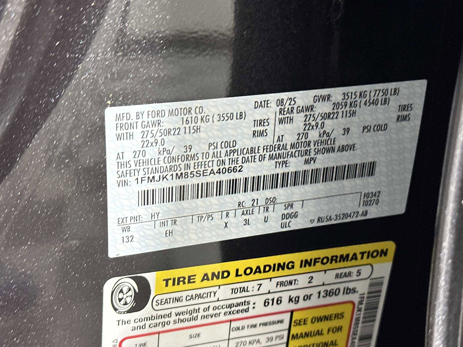 Used 2025 Ford Expedition Max Platinum w/ Driver's Package AWD/4WD image 36