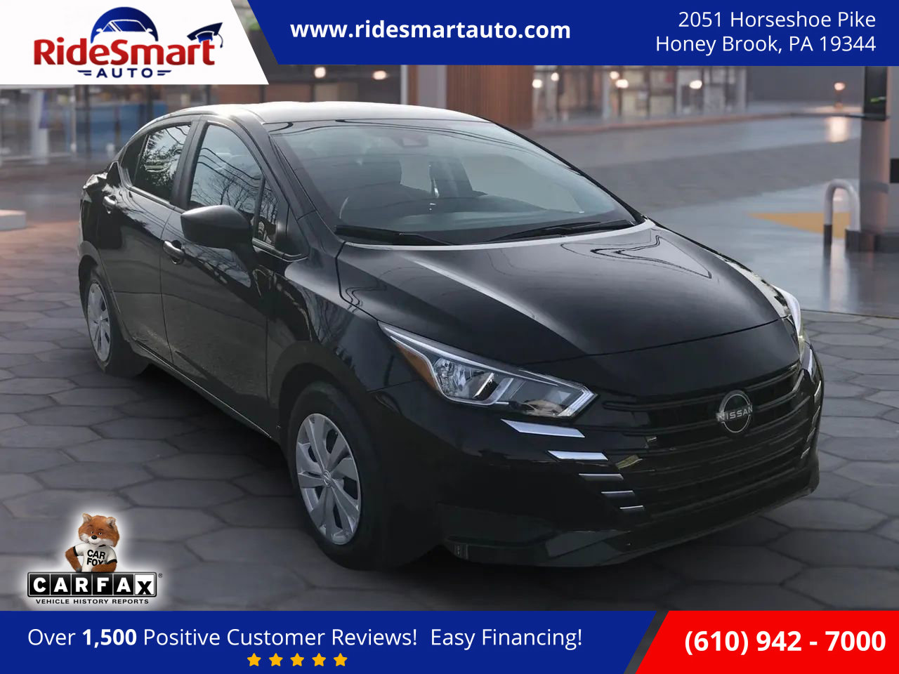 Used 2024 Nissan Versa S w/ Trunk Package