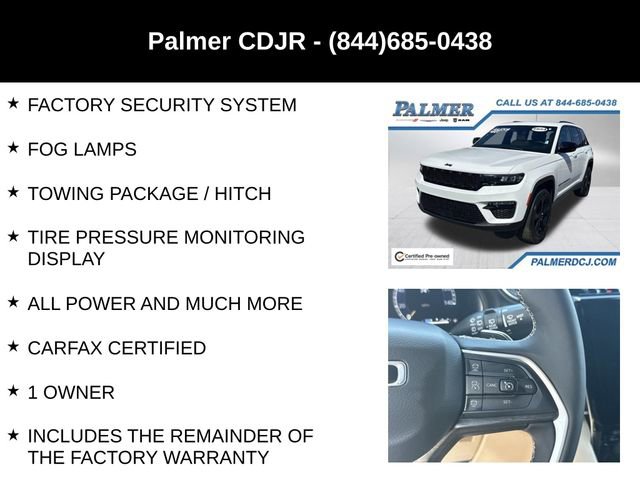 Certified 2024 Jeep Grand Cherokee Limited w/ Black Appearance Package image 24