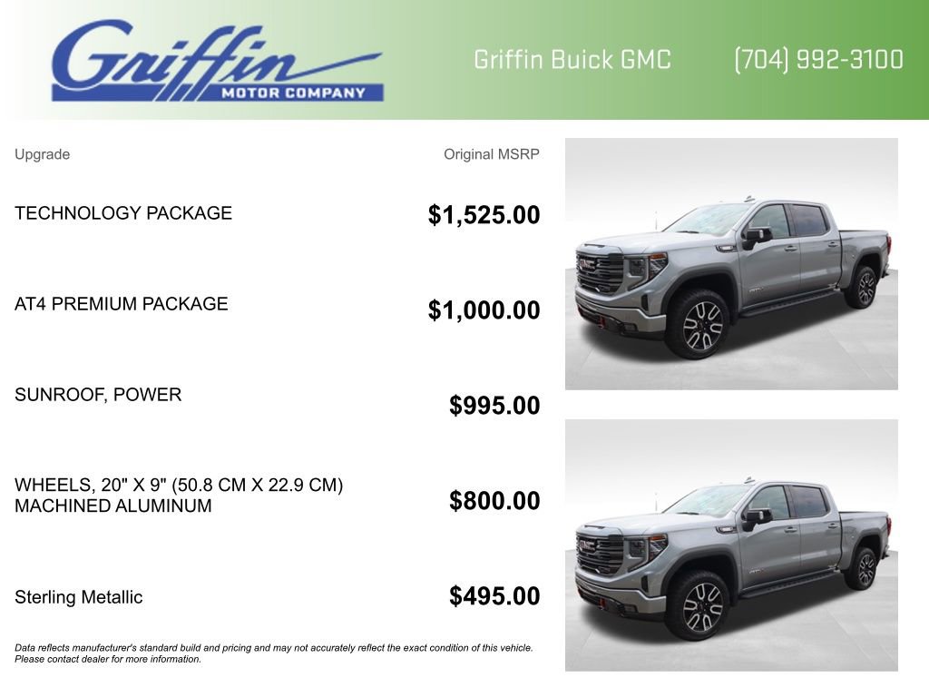 Certified 2024 GMC Sierra 1500 AT4 w/ Technology Package AWD/4WD image 6