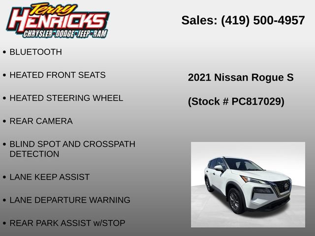 Used 2021 Nissan Rogue S AWD/4WD image 12