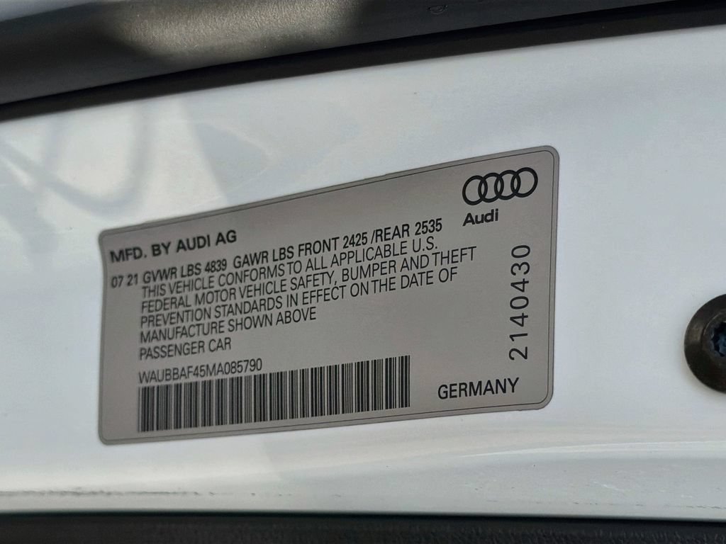 Used 2021 Audi A4 2.0T Premium Plus AWD/4WD image 43