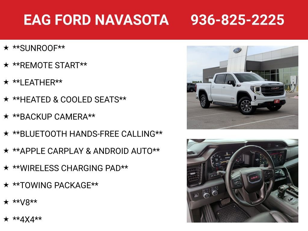 Used 2024 GMC Sierra 1500 AT4 w/ Technology Package image 4