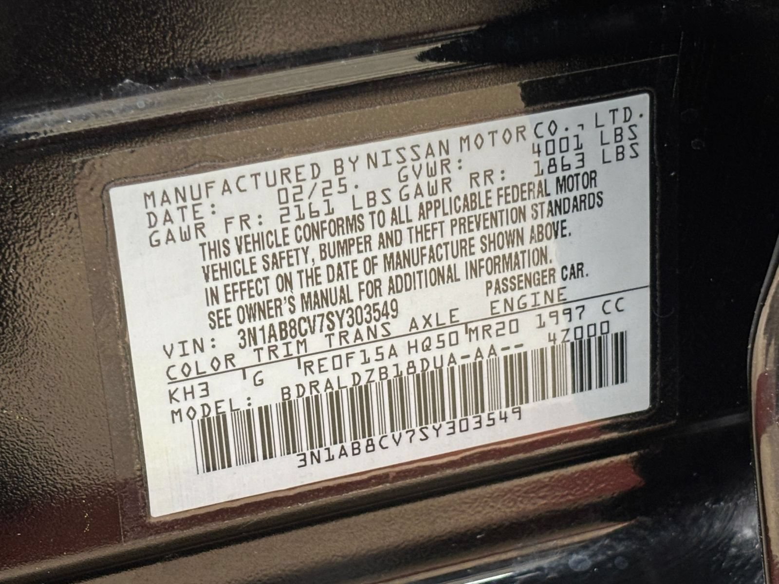 Used 2025 Nissan Sentra SV FWD image 22