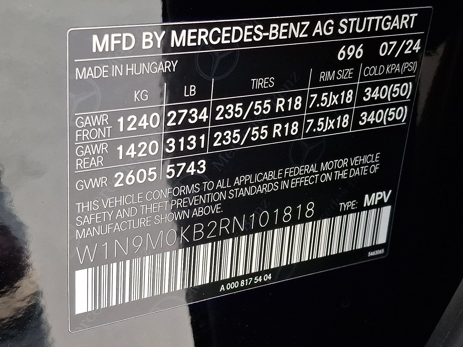 Certified 2024 Mercedes-Benz EQB 300 4MATIC image 27