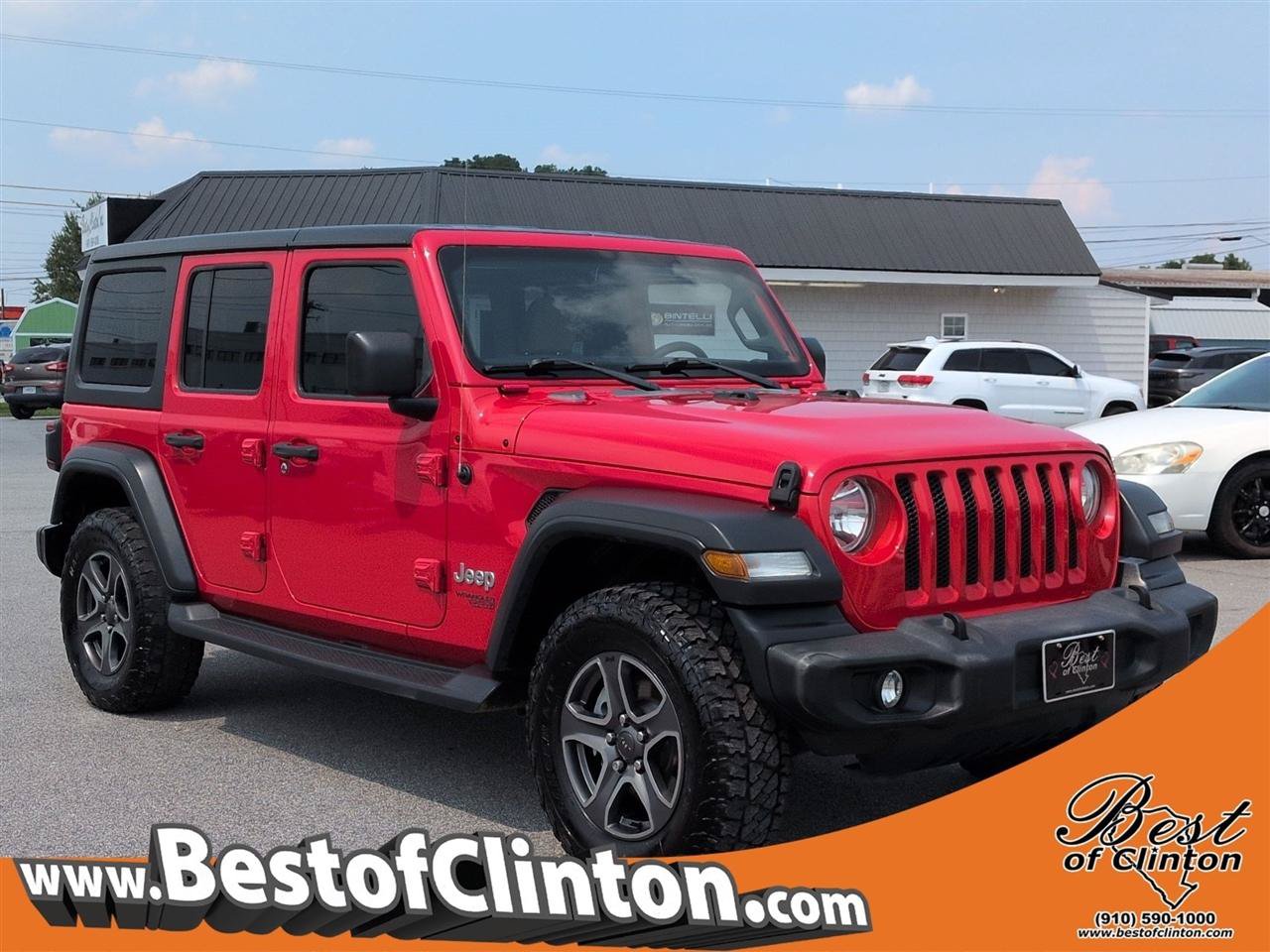 Used 2018 Jeep Wrangler Unlimited Sport S AWD/4WD image 1